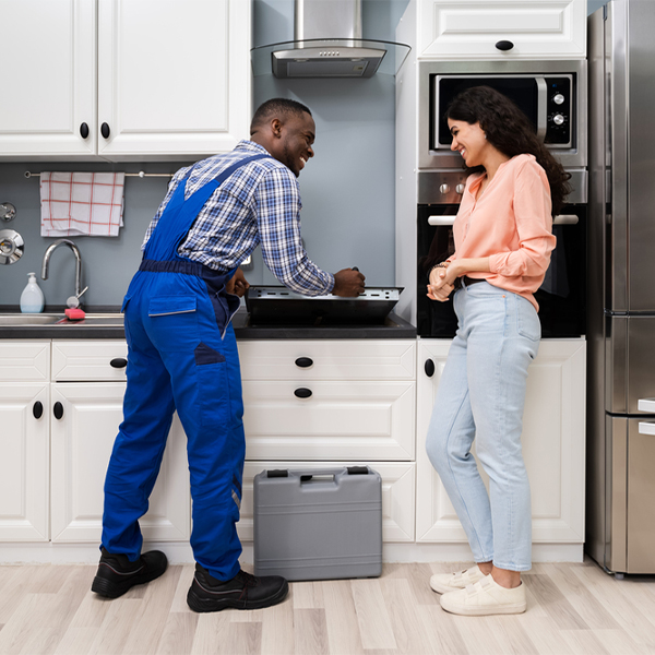 can you provide an estimate for cooktop repair before beginning any work in Benton